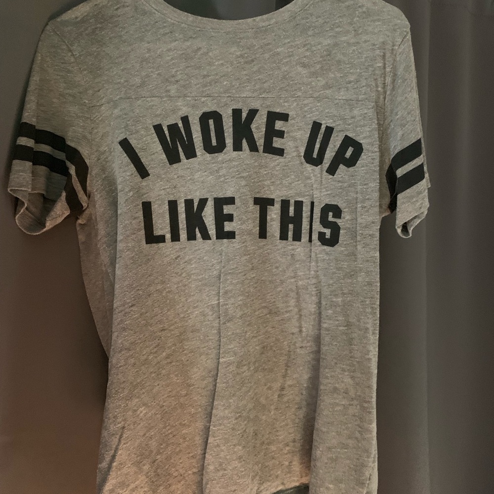 Gray VS PINK tee